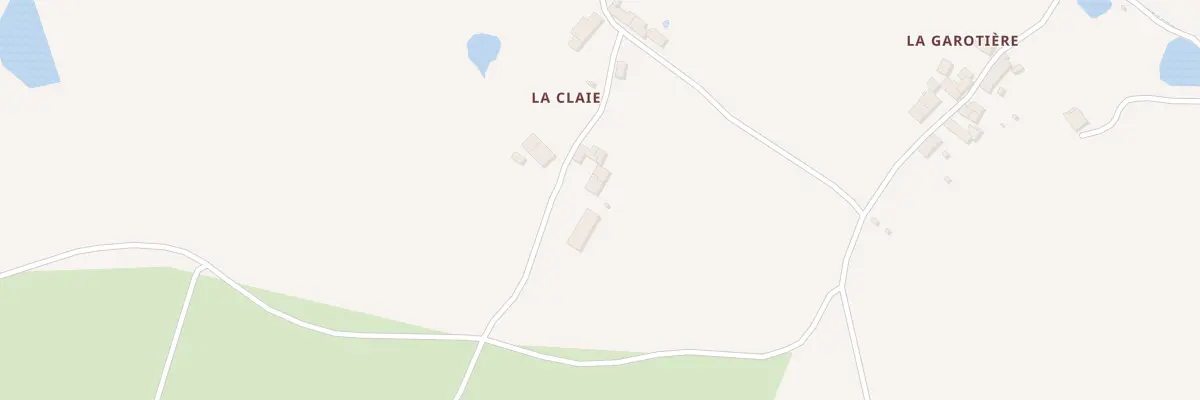 Plan du 5237 La Claye Sud à Largeasse