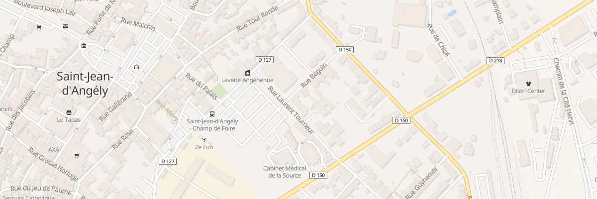 Plan du 5 Rue Laurent Tourneur à Saint-Jean-d’Angély