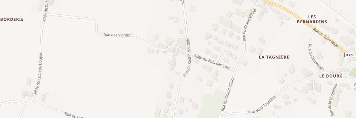 Plan du 20 Rue de Reutin des Bois à Saint-Sever-de-Saintonge
