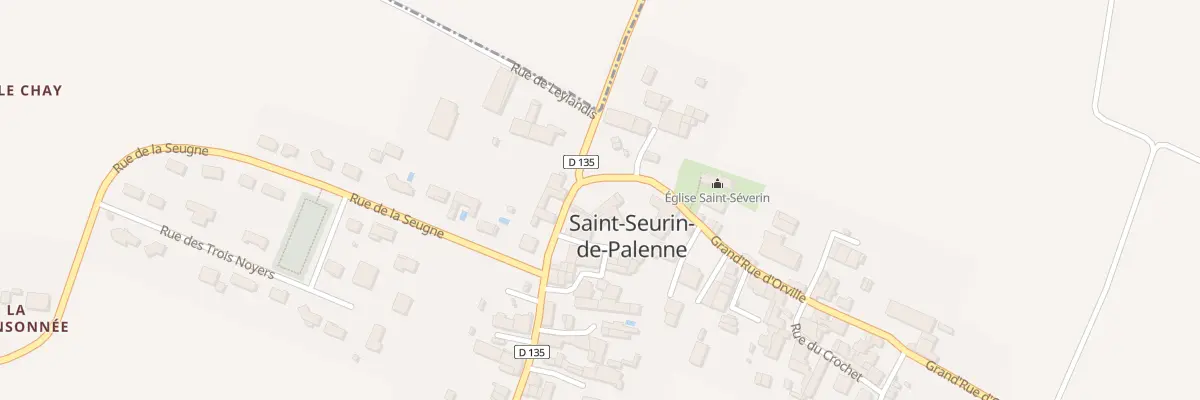 Plan du 2 Rue Grand d’Orville à Saint-Seurin-de-Palenne