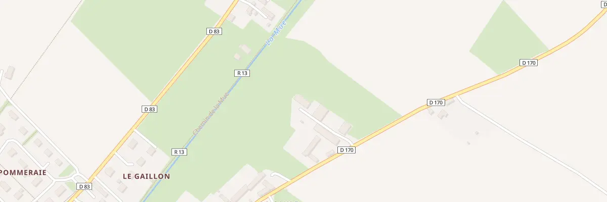 Plan du 5152 Rue de Caen la Mer à Thue et Mue