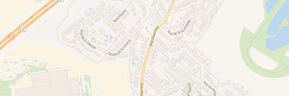 Plan du 65 Rue d’Éventard à Écouflant