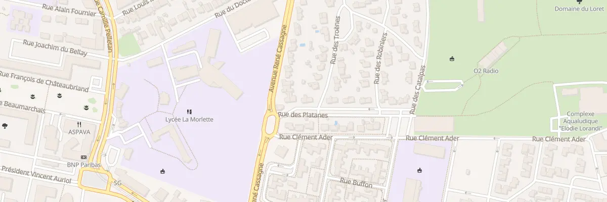 Plan du 6 Rue du Loret à Cenon