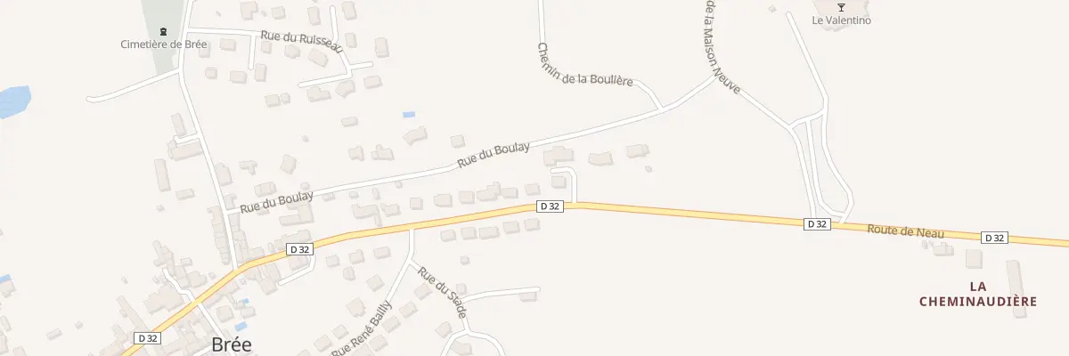 Plan du 45 Gr Grande Rue à Brée