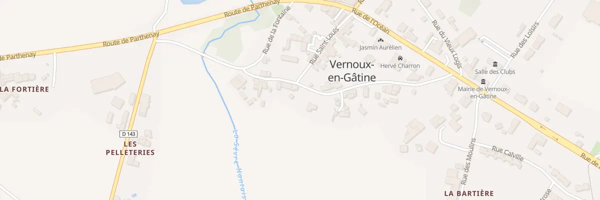 Plan du 20 Rue de la Sèvre à Vernoux-en-Gâtine