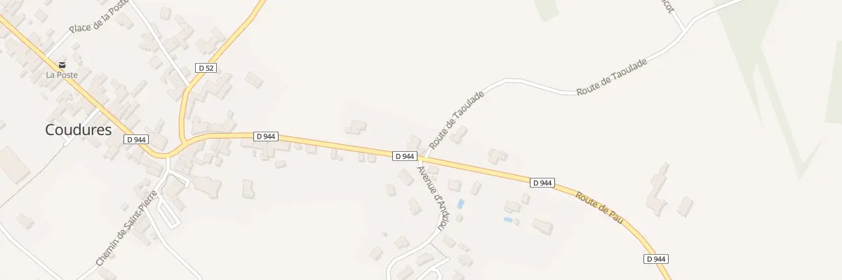 Plan du 291 Rue d’Audigeos à Coudures