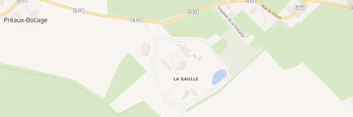 Plan du 5009 La Gaule à Préaux-Bocage