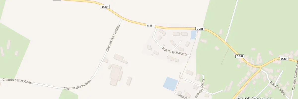 Plan du 2 Rue de la Marairie à Saint-Georges-le-Fléchard