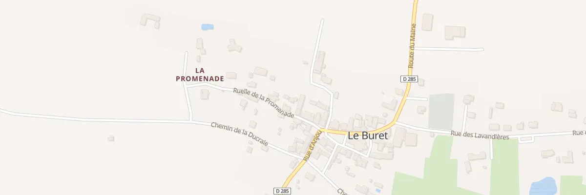 Plan du 8 Rle de la Promenade au Buret