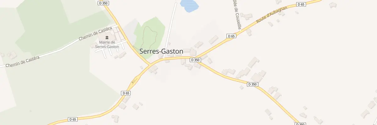 Plan du 116 Rte d’Aubagnan à Serres-Gaston