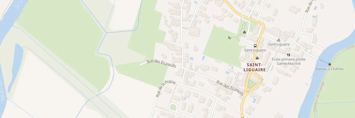 Plan du 29 Rue des Ecureuils à Niort