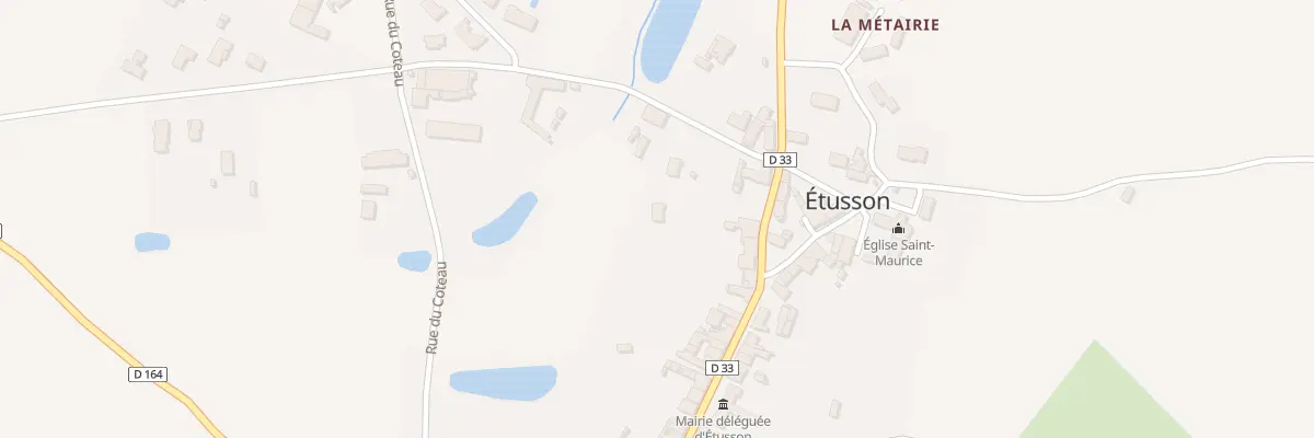 Plan du 1B Rue de la Planche Etusson à Saint Maurice Étusson