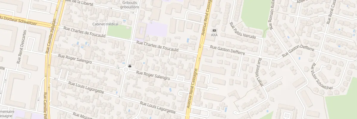 Plan du 53 Rue Charles de Foucauld à Cenon