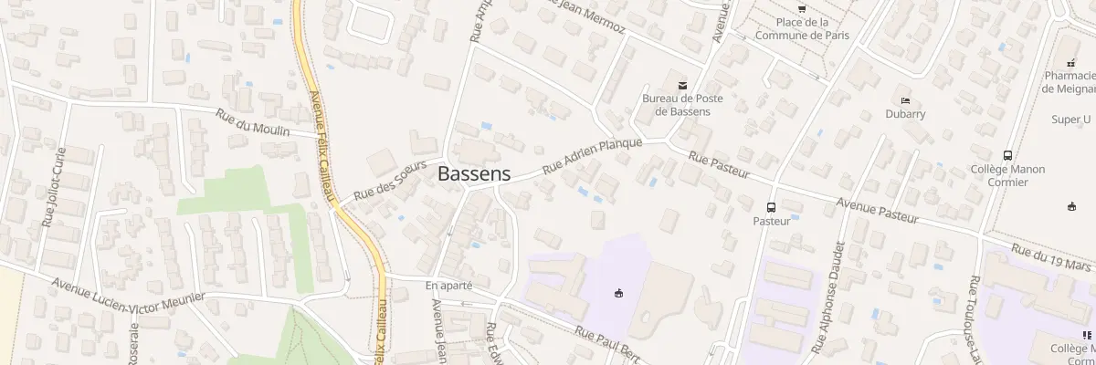Plan du 11 Rue Adrien Planque à Bassens