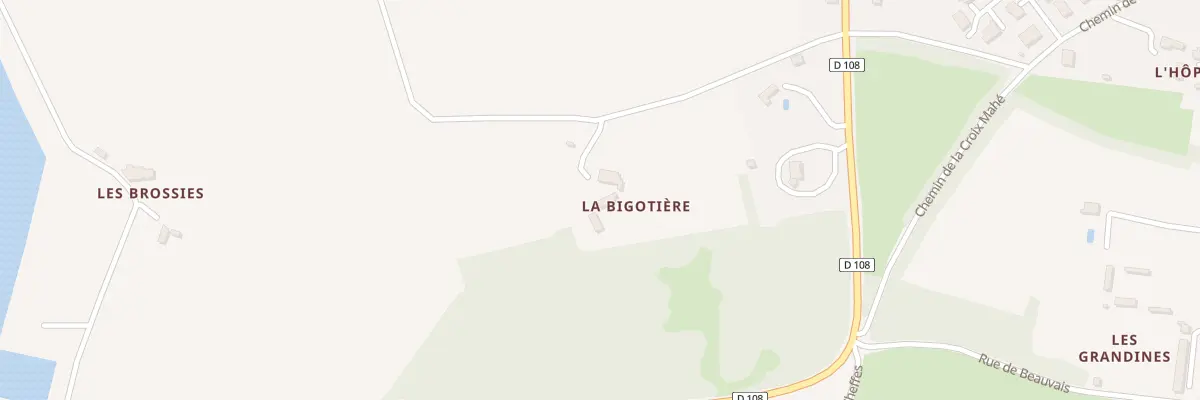 Plan du 34 Les Bigotieres à Cheffes