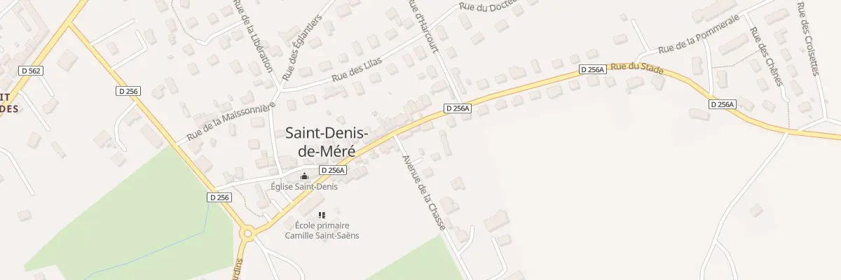Plan du 20 Rue du Manoir à Saint-Denis-de-Méré