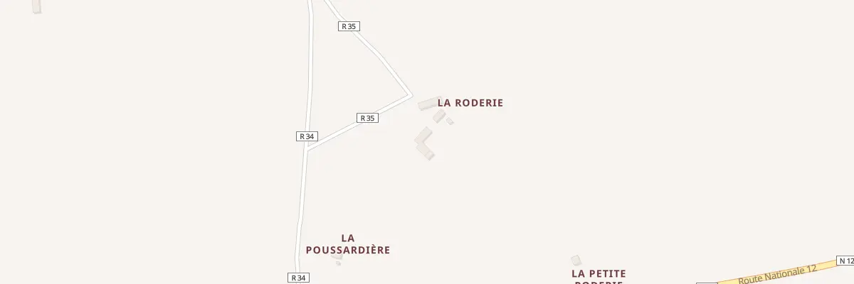 Plan du 2 La Roderie à Champéon
