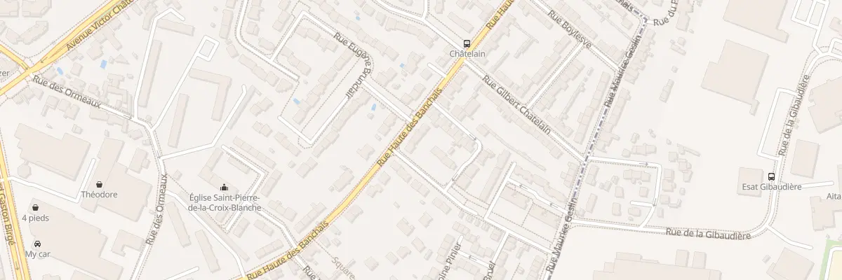 Plan du 302 Rue haute des Banchais à Angers