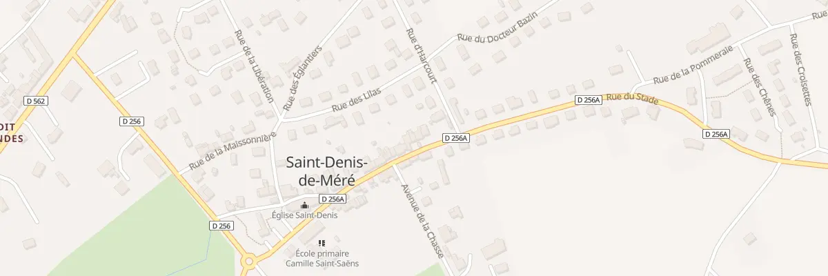 Plan du 25 Rue du Manoir à Saint-Denis-de-Méré