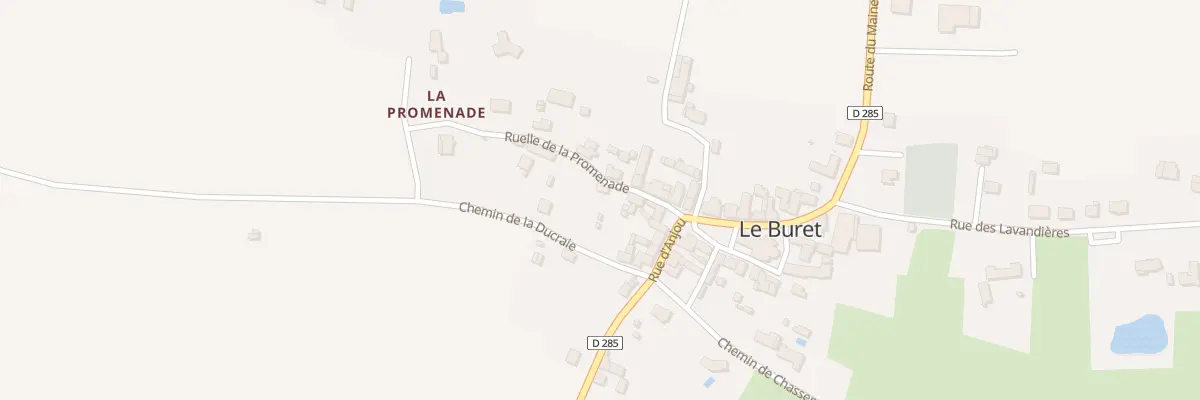 Plan du 5 Rle de la Promenade au Buret