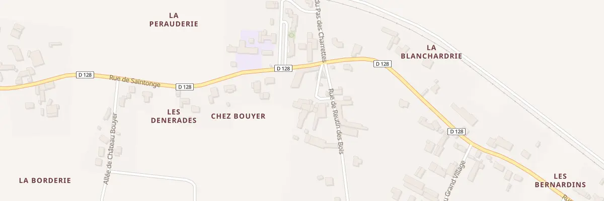 Plan du 6 Rue de Chez Bouyer à Saint-Sever-de-Saintonge