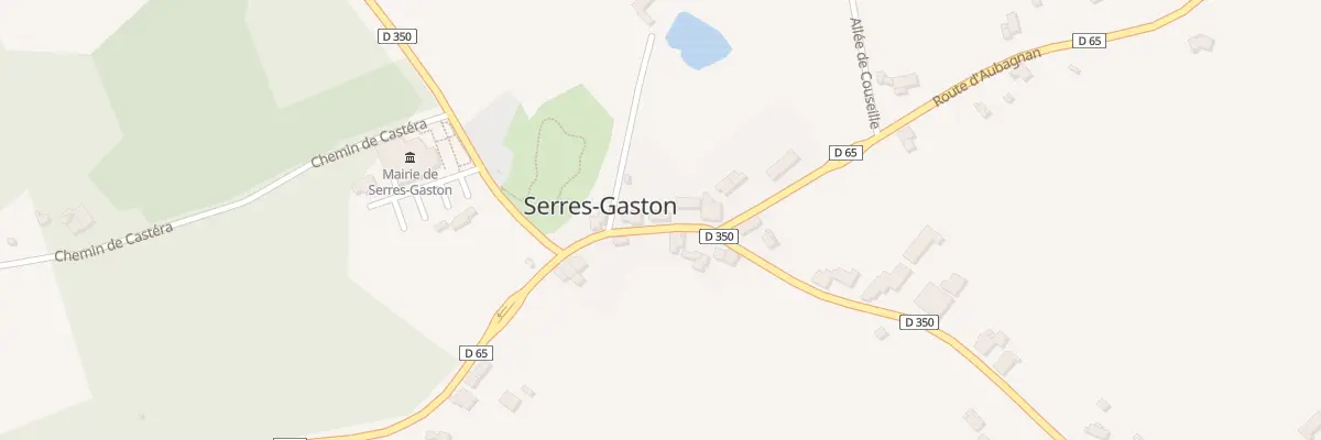 Plan du 91 Rte d’Aubagnan à Serres-Gaston