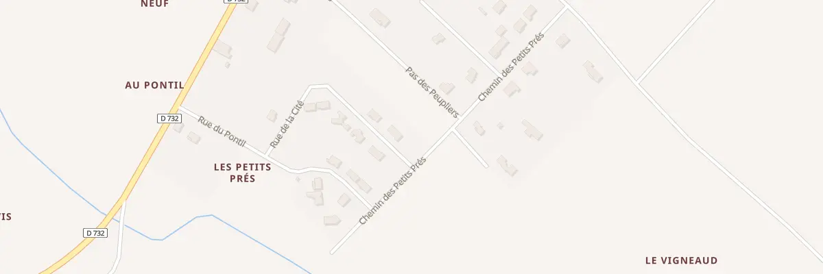 Plan du 21 Rue de la Cité à Bougneau