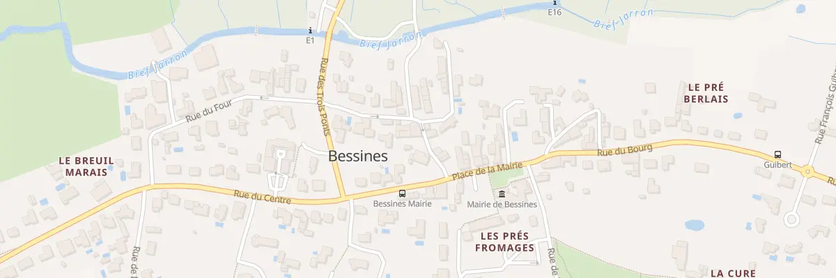 Plan du 3 Rue du Four à Bessines