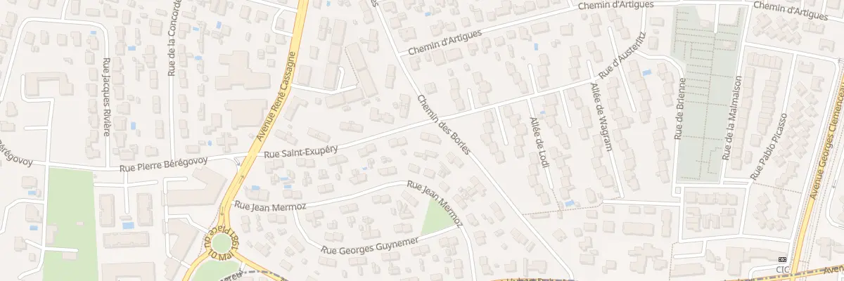 Plan du 21 Rue Saint-Exupéry à Cenon