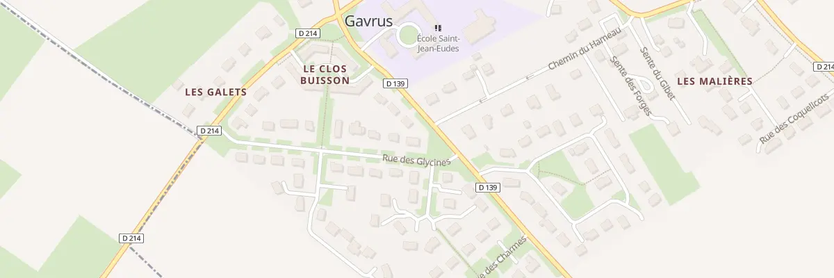 Plan du 2 Rue des Glycines à Gavrus
