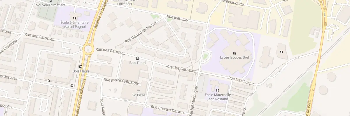 Plan du 23 Rue Gerard de Nerval à Lormont