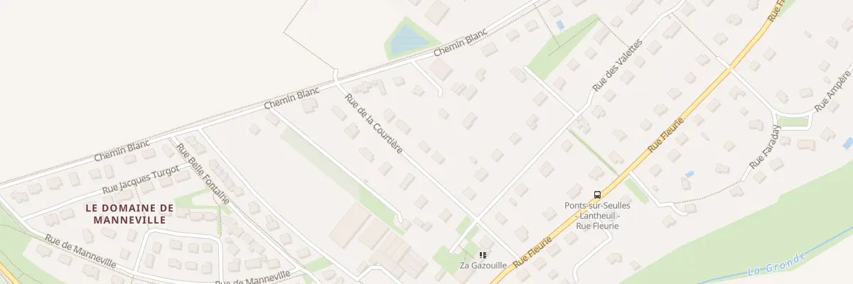 Plan du 10 Rue de la Courtière à Ponts sur Seulles
