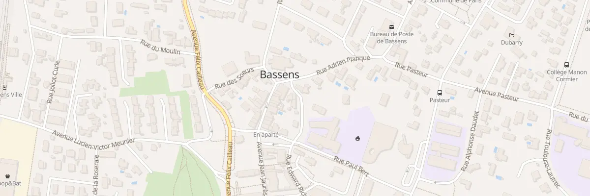 Plan du 14 Rue Michel Montaigne à Bassens