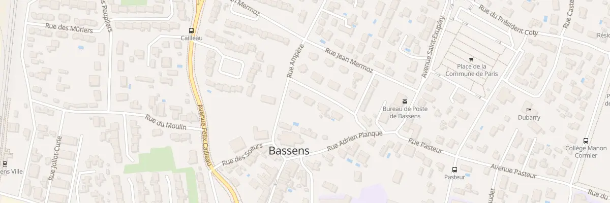 Plan du 12 Rue Guynemer à Bassens