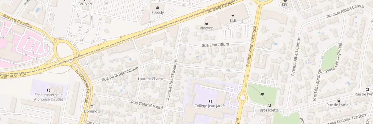 Plan du 34 Rue de la République à Cenon