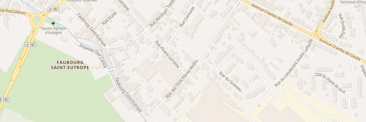 Plan du 41 Rue Alsace Lorraine à Saint-Jean-d’Angély