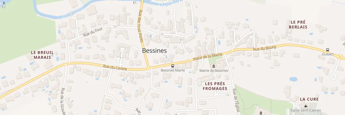 Plan du 4 Rue du Centre à Bessines