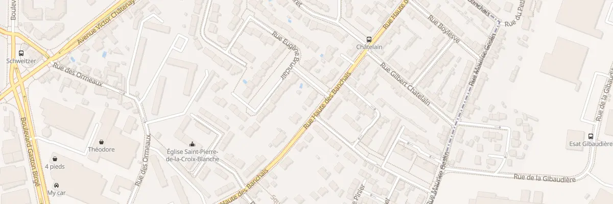 Plan du 271 Rue haute des Banchais à Angers