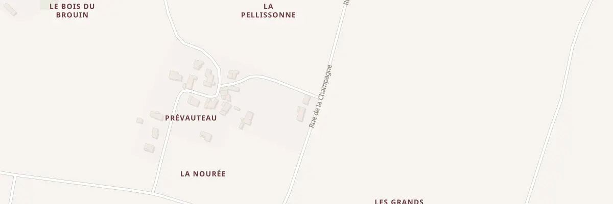 Plan du 4 Rue de la Champagne à Saint-Sever-de-Saintonge