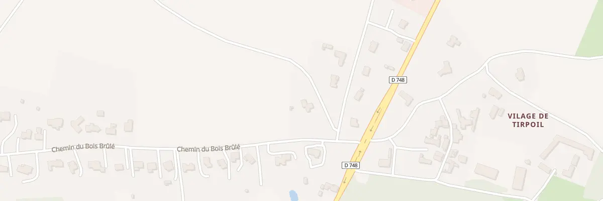 Plan du 2 Che du Bois Brûlé à Montilliers