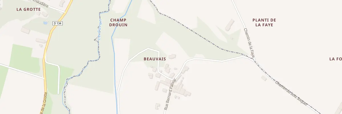 Plan du 75 Rue Bernard Palissy à Dompierre-sur-Charente