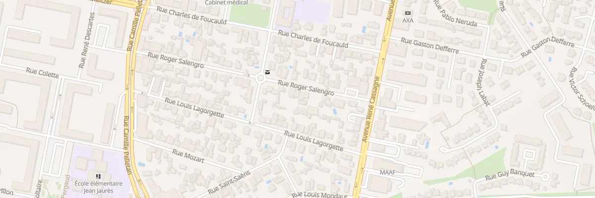 Plan du 47 Rue Roger Salengro à Cenon