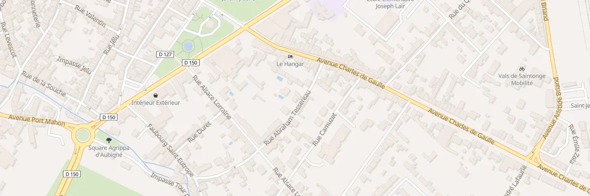 Plan du 18 Rue Abraham Tessereau à Saint-Jean-d’Angély
