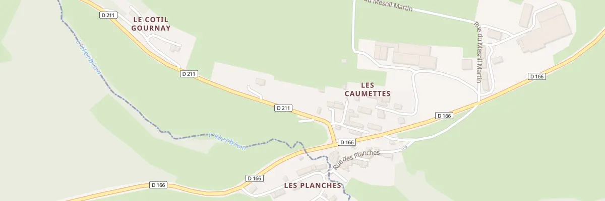 Plan du 1 Imp des Caumettes à Culey-le-Patry