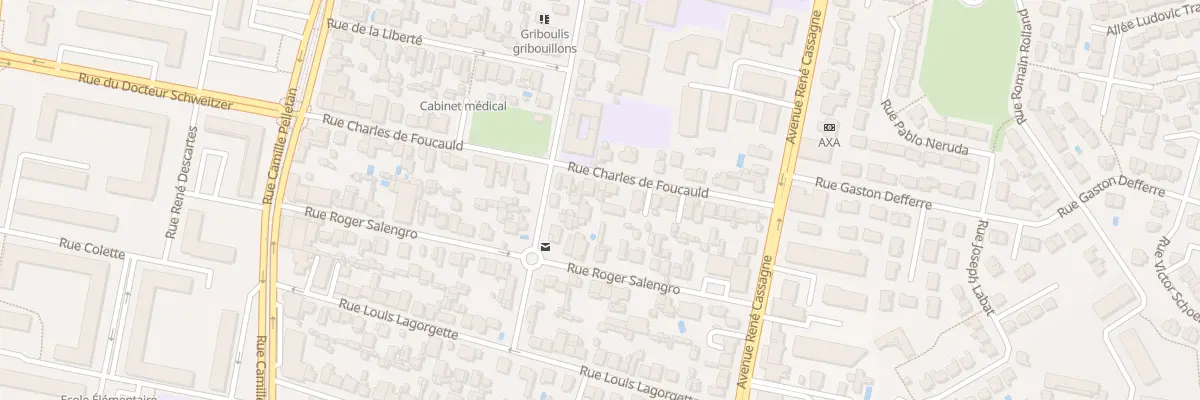 Plan du 35 Rue Charles de Foucauld à Cenon