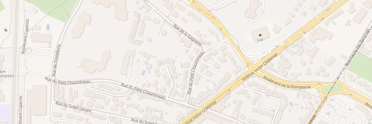 Plan du 55 Rue du petit Chaumineau à Angers