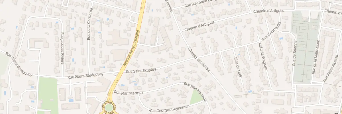 Plan du 14 Rue Saint-Exupéry à Cenon