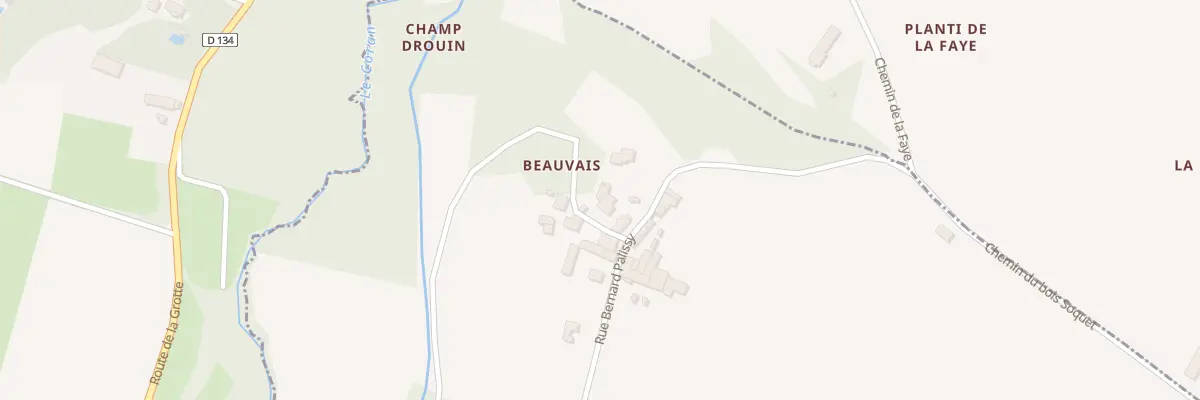 Plan du 4 Rue du Coran à Dompierre-sur-Charente