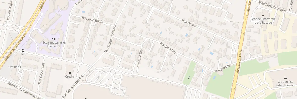 Plan du 21B Rue Jean Itey à Lormont