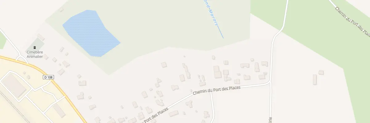 Plan du 286 Che du Port des Places à Cadaujac
